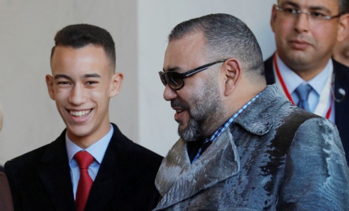 Le prince Moulay El Hassan du Maroc recu a l Elysee avec son pere - Med24.ma