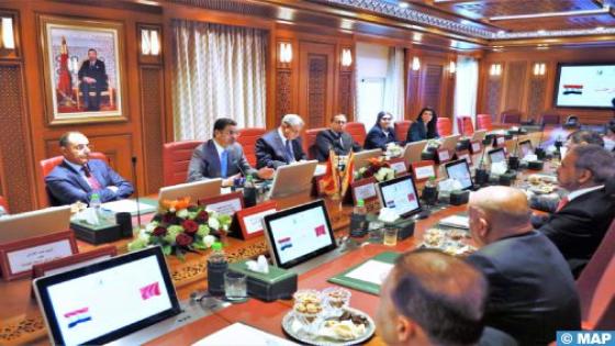 عبد النباوي يتباحث مع رئيس مجلس القضاء الأعلى بجمهورية العراق