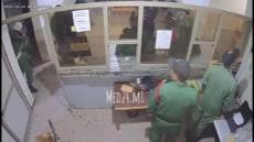 لحظات اضرام النار بمركز الدرك الملكي