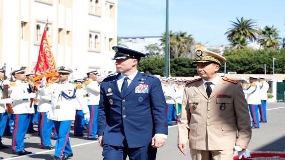 الجنرال بريظ يستقبل الفريق جيش داغفين أندرسون، قائد القيادة الأمريكية لإفريقيا «أفريكوم»