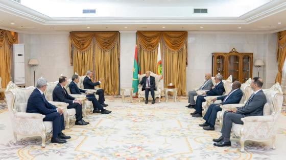 صور..ولد الشيخ الغزواني يستقبل الوزير زيدان
