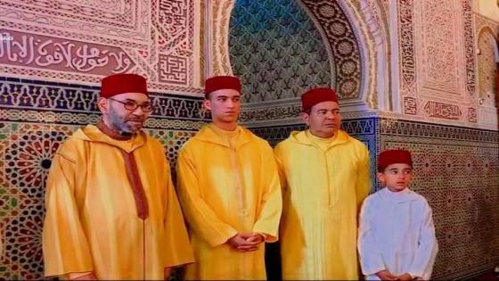 سيدنا نصره الله وايده يتراس بمسجد اهل فاس صلاة عيد الأضحى ويتلقى تبريكات البعثات الديبلوماسية