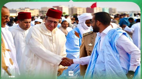 اجواء صلاة العيد بالصحراء المغربية