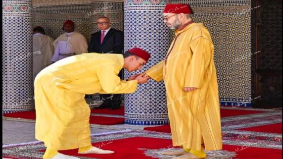 أمير المؤمنين صاحب الجلالة الملك محمد السادس، حفظه الله، تهاني صاحب السمو الملكي ولي العهد الأمير مولاي الحسن، وصاحب السمو الملكي الأمير مولاي رشيد