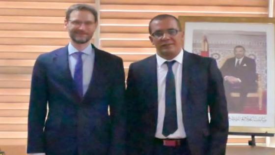 الصابري مدير الاستثمار ديال فاس يستقبل سفير بريطانيا