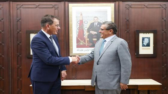 رئيس الحكومة يستقبل جيرد مولر، المدير العام لمنظمة الأمم المتحدة للتنمية الصناعية