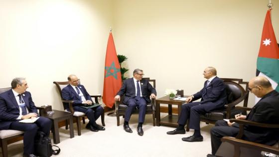 تفاصيل مباحثات أخنوش مع رئيس الوزراء الأردني