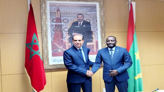 البلاوي يستقبل وزير العدل الموريتاني