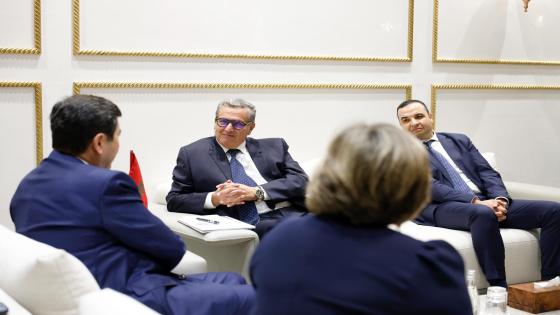 صور..اخنوش يستقبل رئيس مجلس النواب بجمهورية كازاخستان