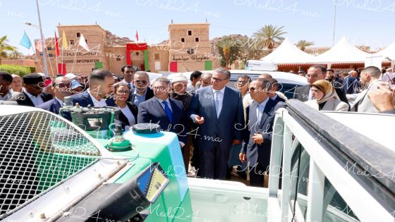 جهة سوس تعيش التنمية اخنوش والوالي امزازي يطلقان مشاريع اجنماعية كبرى