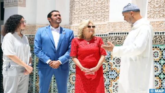 السيدة الأولى للولايات المتحدة الأمريكية تكتشف التاريخ الاصيل للمغرب