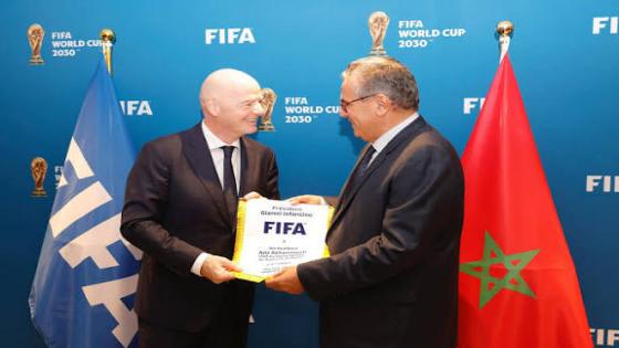 اخنوش في اجتماع الفيفا كاس العالم 2030