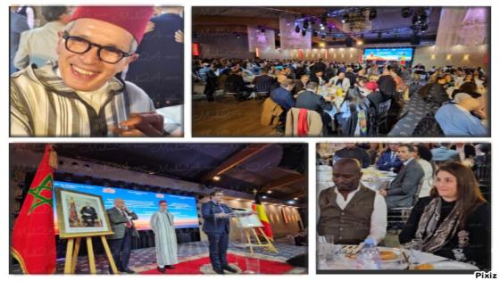 شاهدوا انتصار ملف مغربية الصحراء يطبع افطار مغربي بعاصمة الاتحاد الاوروبي بروكسل